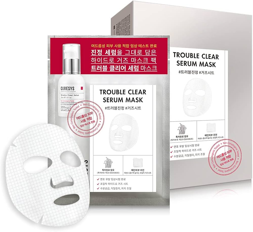 CURESYS Trouble Clear Serum Mask (10pcs) - SELUNA